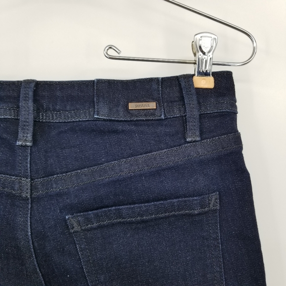 NWT Prana Morrison Raw Hem Crop Jean Rinse Dark Wash Size 4/27 - Picture 6 of 11